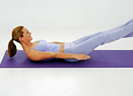 yoga lying down legs in the air
